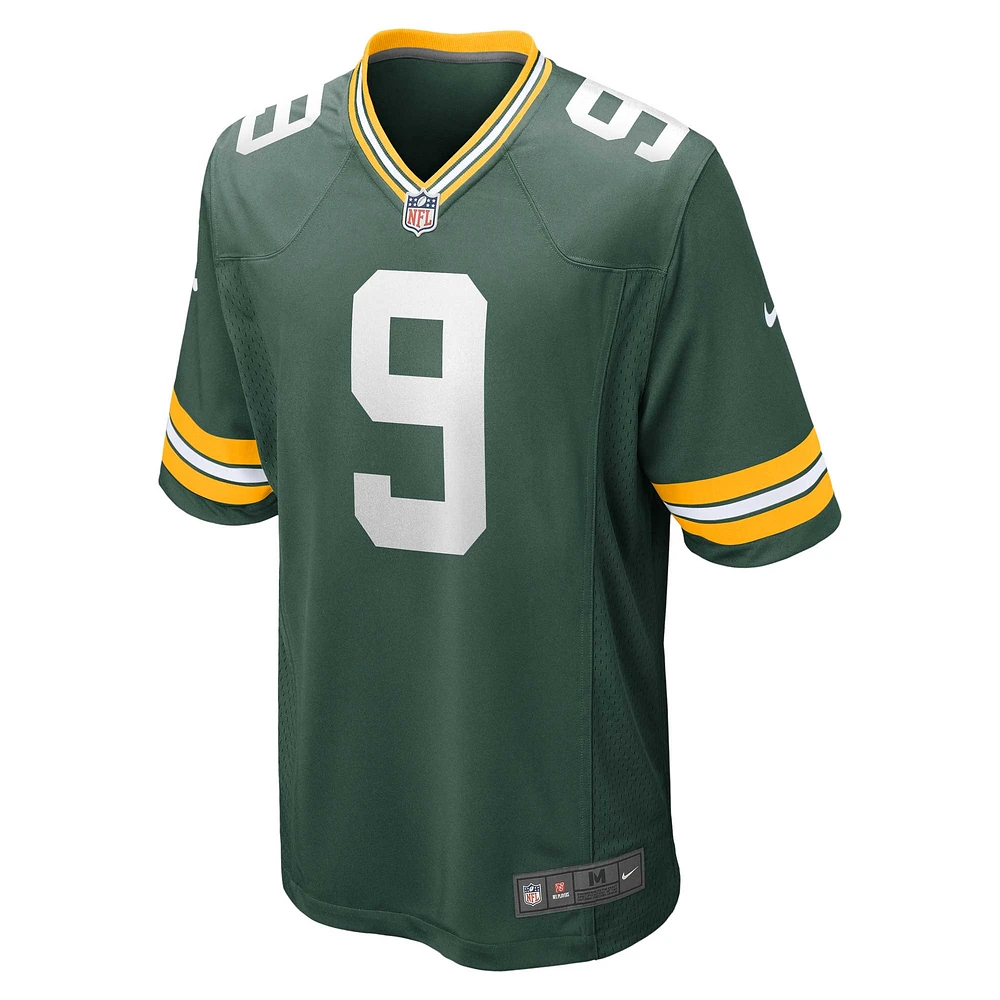 Maillot de match Nike Christian Watson Green Bay Packers pour homme