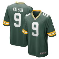 Men's Nike Christian Watson Green Bay Packers Game Player Jersey