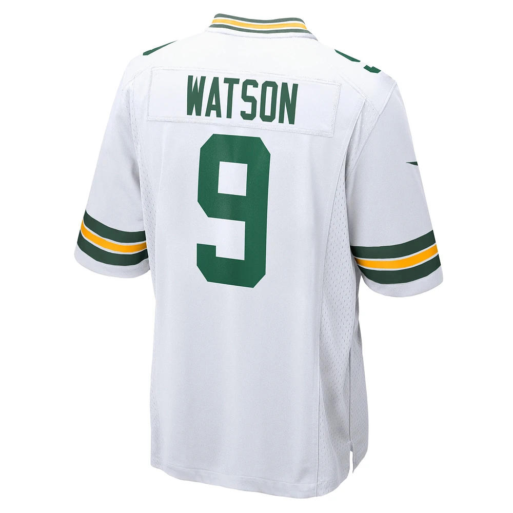 Men's Nike Christian Watson White Green Bay Packers  Game Jersey