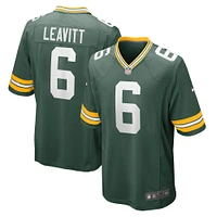 Maillot de joueur match Nike Dallin Leavitt Green Bay Packers pour homme, vert