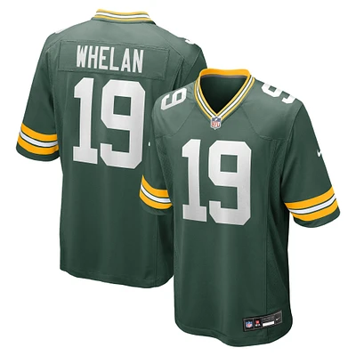 Maillot de match Nike Daniel Whelan pour homme, vert, des Packers Green Bay