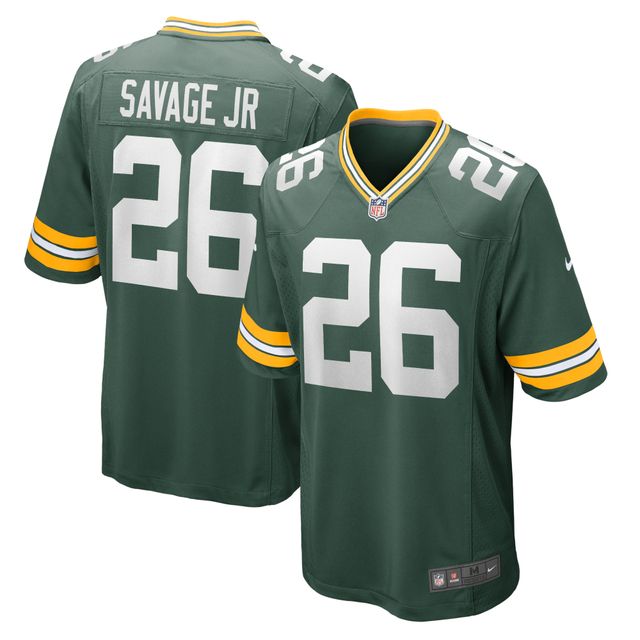 Maillot Nike Darnell Savage Jr. pour homme, vert, équipe de match des Packers Green Bay