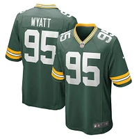 Maillot de match joueur Nike Devonte Wyatt Green Bay Packers pour homme