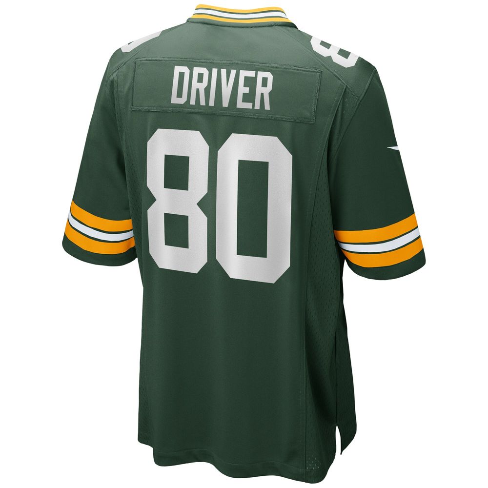 Men's Nike Donald Driver Green Bay Packers Game Retired Player Jersey