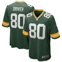 Men's Nike Donald Driver Green Bay Packers Game Retired Player Jersey