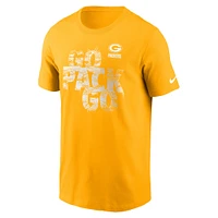 Men's Nike  Gold Green Bay Packers Local Essential T-Shirt