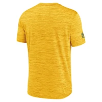 Men's Nike Gold Green Bay Packers Sideline Velocity Performance T-Shirt