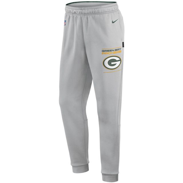 Men's Green Bay Packers Nike Gray Sideline Athletic Stack