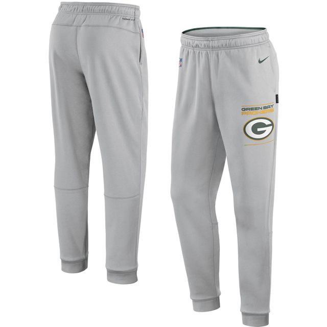 Men's Nike Gray Green Bay Packers Sideline Player UV Performance