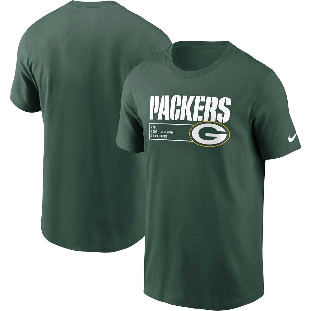 Men's Nike Green Bay Packers Division Essential T-Shirt