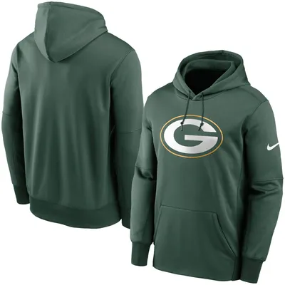 Men's Pro Standard Black Green Bay Packers Retro Classic Fleece Pullover Hoodie Size: Medium