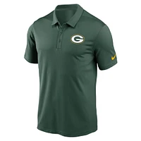 Polo de performance avec logo franchise Nike Green Bay Packers pour homme vert