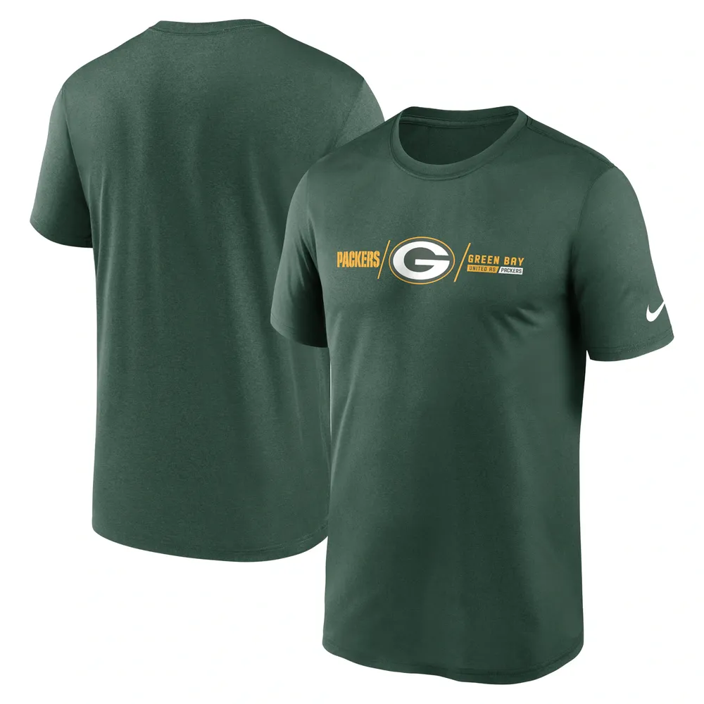 Nike Men's Dri-Fit Sideline Team (NFL Green Bay Packers) Long-Sleeve T-Shirt in White, Size: Large | 00LX10A7T-0BI