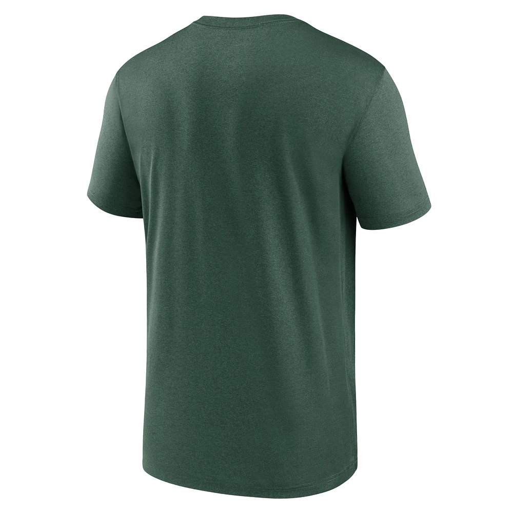 Men's Nike Green Bay Packers Horizontal Lockup Legend Performance T-Shirt