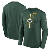Men's Nike Green Bay Packers Legend Icon Long Sleeve T-Shirt