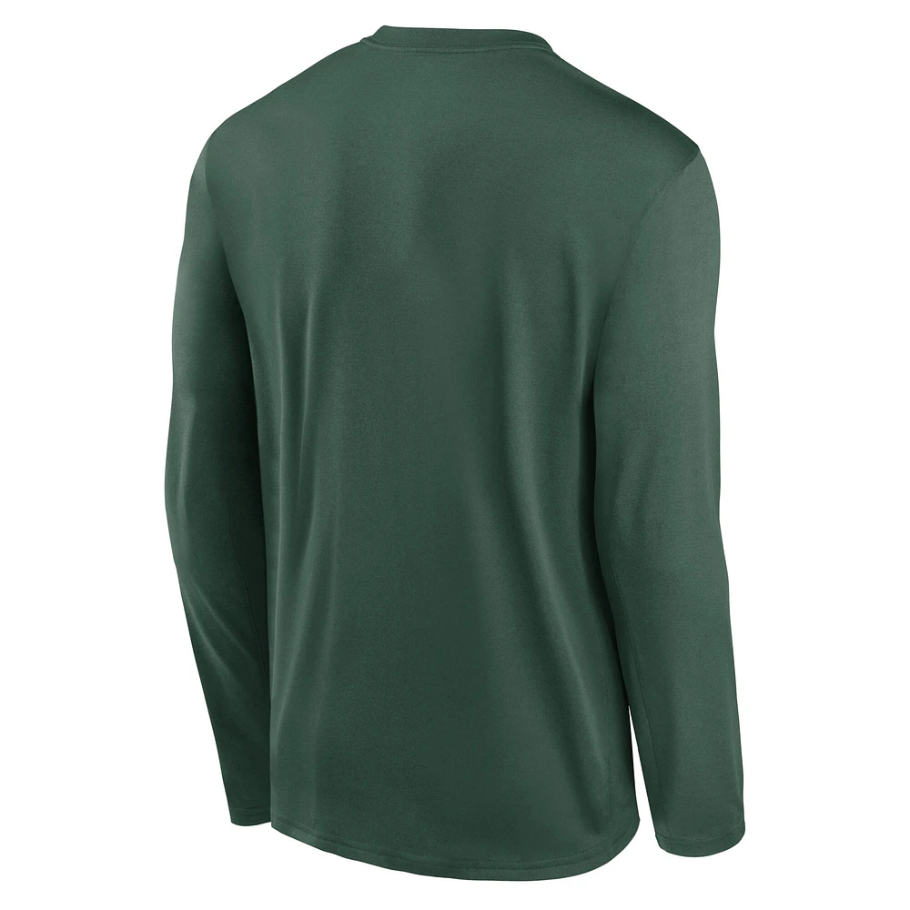 Men's Nike Green Bay Packers Legend Icon Long Sleeve T-Shirt