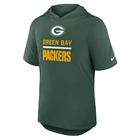 Men's Nike Green Bay Packers Lockup Tri-Blend Hoodie T-Shirt