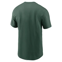 T-shirt Nike Green Bay Packers Essential pour homme avec logo vert