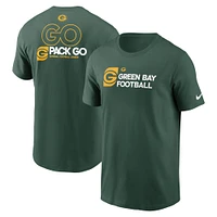 Men's Nike Green Bay Packers Outline T-Shirt