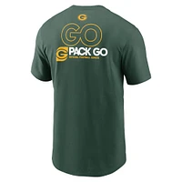 Men's Nike Green Bay Packers Outline T-Shirt