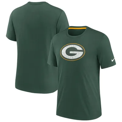 Men's Nike Green Bay Packers Rewind Playback Logo Tri-Blend T-Shirt