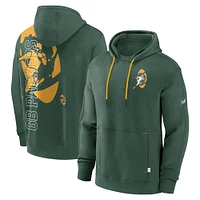 Sweat à capuche Nike Green Bay Packers Rewind Statement vert pour homme