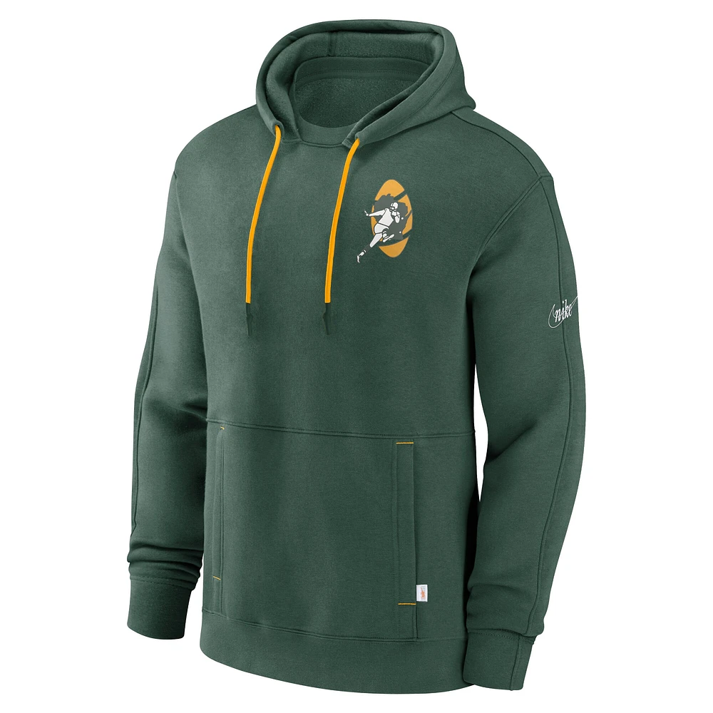 Men's Nike Green Bay Packers Rewind Statement Pullover Hoodie