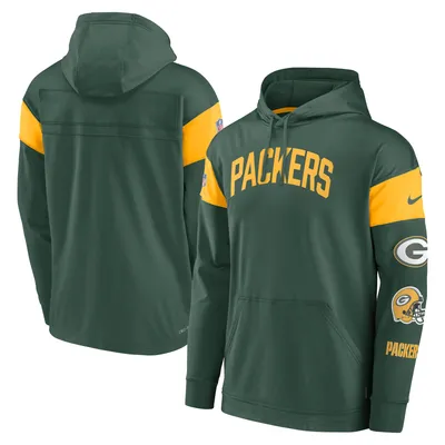 Lids Green Bay Packers NFL x Staple Throwback Vintage Wash Pullover Hoodie  - Gold