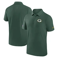 Polo de performance Nike Green Bay Packers Sideline Coaches pour homme, vert