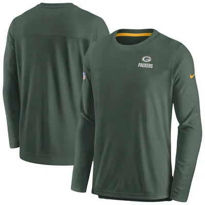 Green Bay Packers Nike Sideline Lockup Performance Long Sleeve T-Shirt