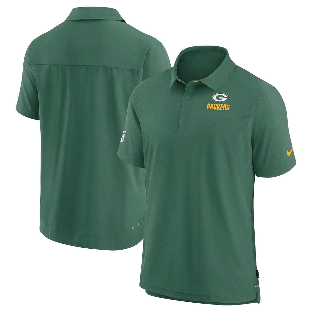 Men's Nike Green Bay Packers Sideline Lockup Performance Polo