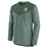 Men's Nike Green Bay Packers Sideline Lockup Performance - Quarter-Zip Top