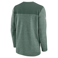 Men's Nike Green Bay Packers Sideline Lockup Performance - Quarter-Zip Top