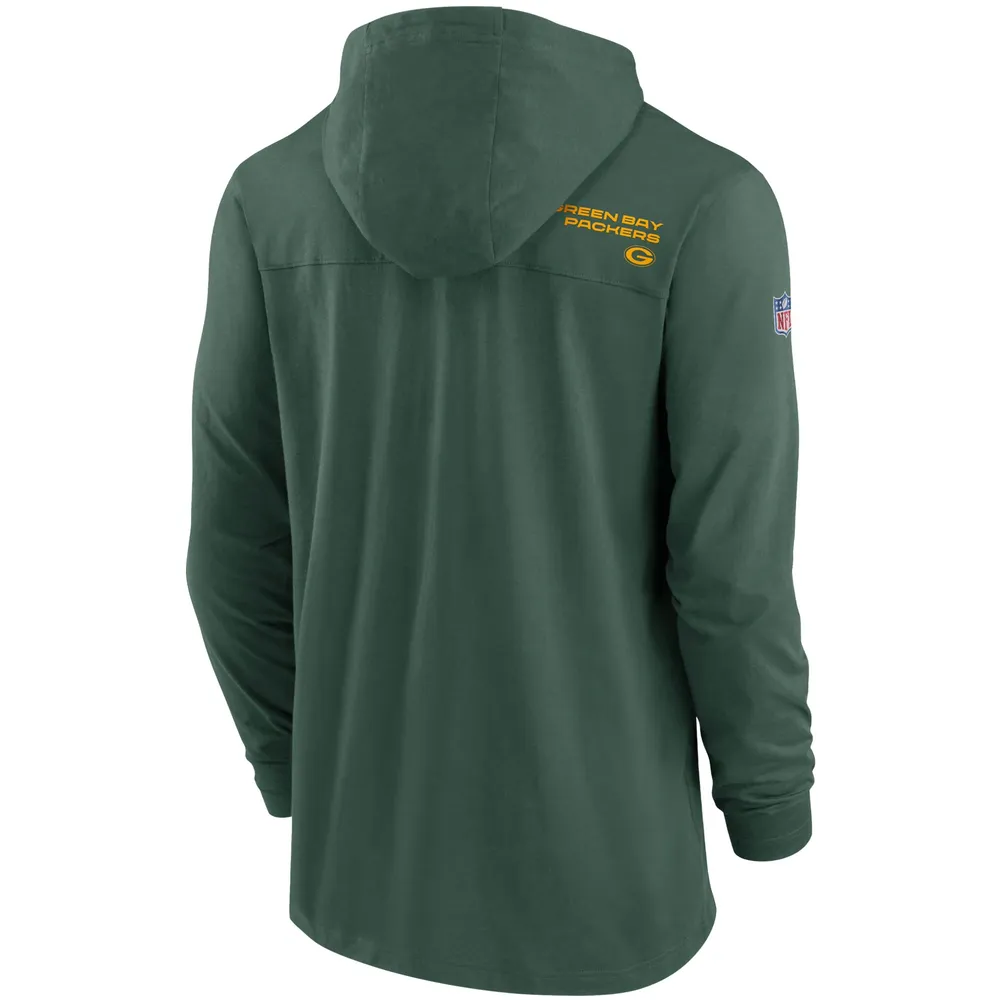 Nike Men's Dri-Fit Sideline Team (NFL Green Bay Packers) Long-Sleeve T-Shirt in Green, Size: Small | 00LX3EE7T-0BI