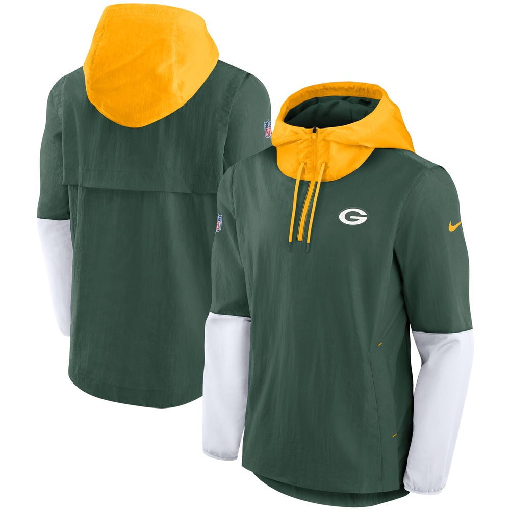 Men's Green Bay Packers Nike Green Sideline Player Long Sleeve T-Shirt