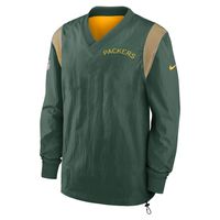 Men's Nike Green Bay Packers Sideline Team ID Reversible Pullover Windshirt