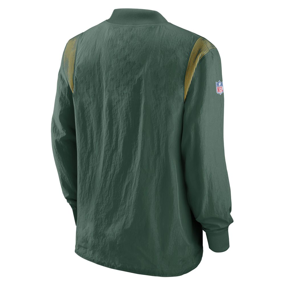 Men's Nike Green Bay Packers Sideline Team ID Reversible Pullover Windshirt