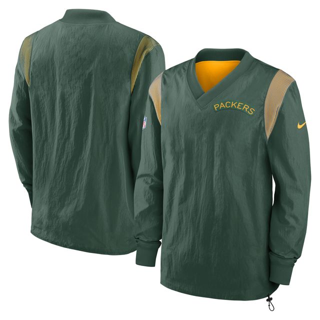 Coupe-vent réversible à enfiler Nike Green Bay Packers Sideline Team ID pour homme