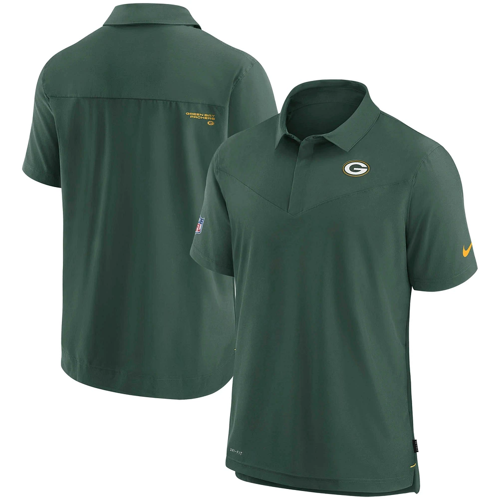 Polo Nike Green Bay Packers Sideline UV Performance pour Homme Vert