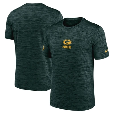 T-shirt Nike Performance Sideline Velocity pour homme, vert, des Packers de Green Bay