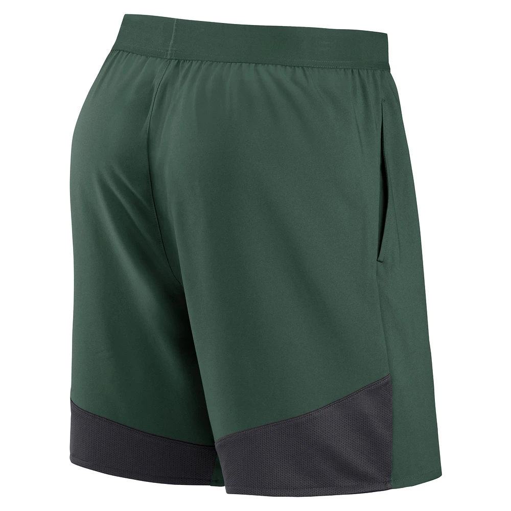 Short d'équipe Green Bay Packers Nike vert pour homme