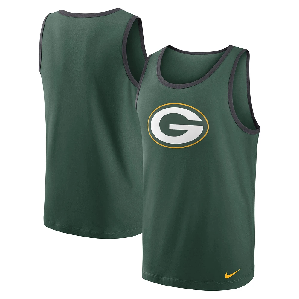 Men's Nike Green Bay Packers Tri-Blend Tank Top