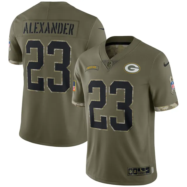 Men's Green Bay Packers Aaron Rodgers Nike Black 2020 Salute To