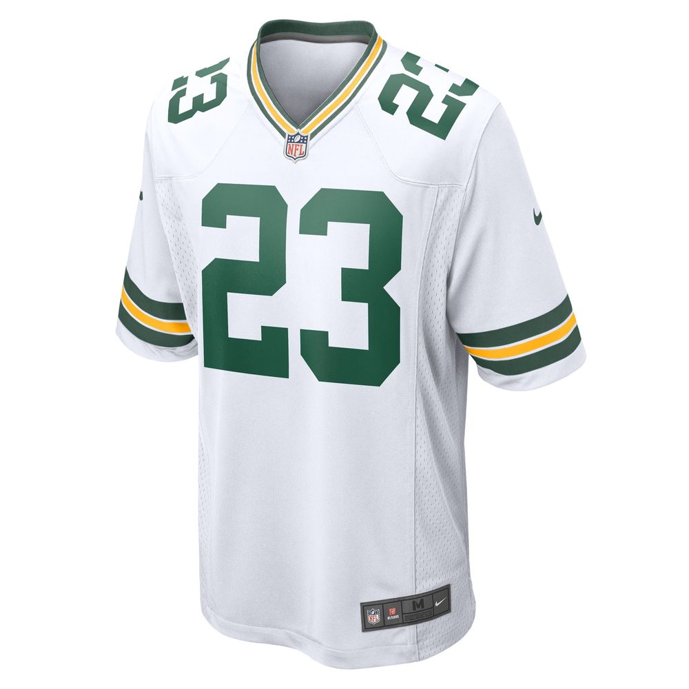 Men's Nike Jaire Alexander White Green Bay Packers Game Player Jersey