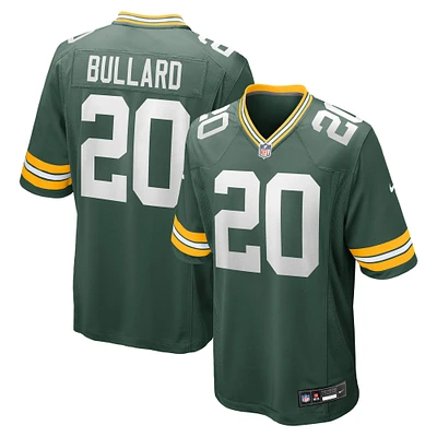 Maillot de match Nike Javon Bullard pour homme, vert, des Packers Green Bay