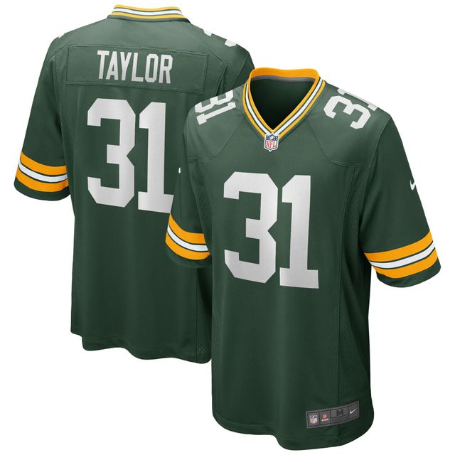 Maillot de joueur retraité Nike Jim Taylor Green Bay Packers pour homme