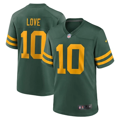 Maillot de match alternatif Nike Jordan Love Green Bay Packers pour homme