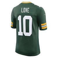 Maillot Nike Jordan Love Green Team Vapor Untouchable Limited pour homme des Packers de Bay