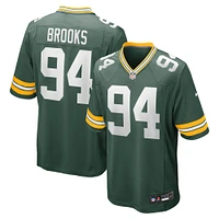 Maillot de match Nike Karl Brooks Green Bay Packers pour homme