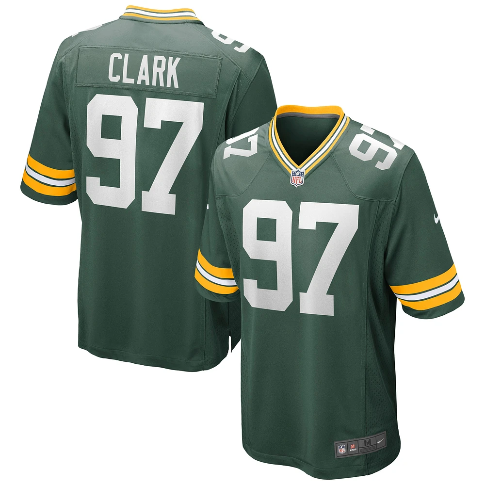 Maillot de match Nike Kenny Clark Green Bay Packers pour homme